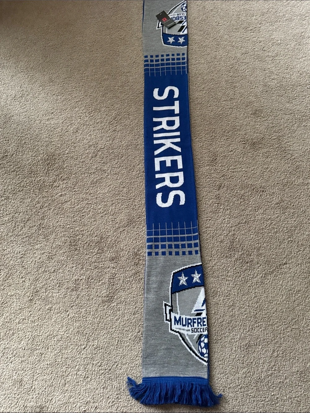 Murfreesboro Strikers Soccer Club  Fan Stadium Scarf!